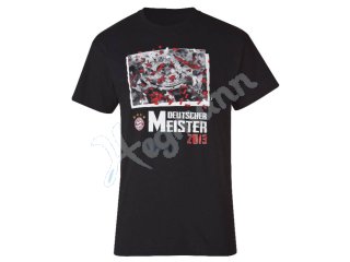 T-Shirt Deutscher Meister 2013 FC Bayern - Größe XL