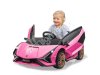 JAMARA 12 Volt Ride-on Lamborghini Sián FKP 37 pink (rosa) - elektrisches Kinder-Fahrzeug