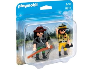 PLAYMOBIL 9217 Duo Pack Ranger und Wilddieb