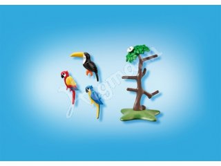PLAYMOBIL 6653 Papageien und Tukan im Baum