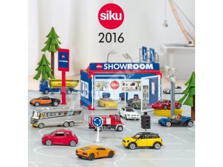 Kalender für 2016 mit Siku-Modell-Abbildungen