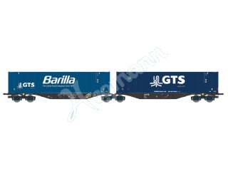ACME 40299 90 Ft GTS-Bimodul-Containertragwagen Barilla / GTS