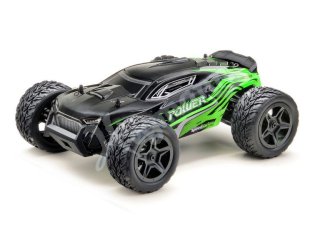1:14 Green Power Elektro Modellauto High Speed Race Truck - Truggy POWER schwarz/grün 4WD RTR