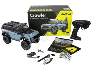 AMEWI AMXRock Mini-Caballo Scale Crawler 4WD 1:16 RTR blau