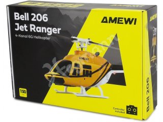 AMEWI Bell 206 Jet Ranger Helikopter 4-Kanal 6G RTF