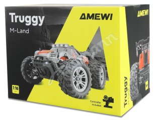 AMEWI M-Land Truggy 48km/h 4WD 1:16 RTR rot