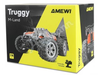 AMEWI M-Land Truggy 48km/h 4WD 1:16 RTR blau 