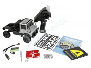 AMEWI 2276 Mercedes-Benz Unimog U4000 Scale Crawler 4WD 1:18 RTR grau 