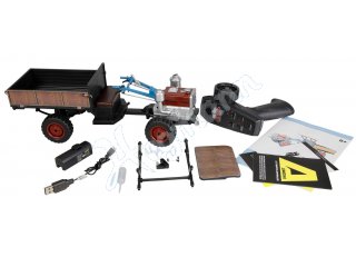 AMEWI Retro-Traktor mit Rauch&Licht