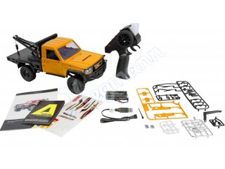 AMEWI Toyota Land Cruiser Crawler Abschleppwagen 4WD 1:12 RTR gelb