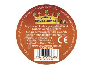 AMIGO 01608 Königs-Rommé mini