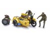 ARTITEC 10398 kit 1:87 ANWB Pannenhilfe Motorrad Beiwagen mit Figuren