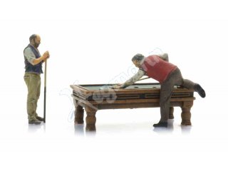 ARTITEC 387693 Billardtisch mit 2 Figuren Maßstab H0