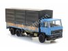 ARTITEC 48705211 ready 1:87 DAF Kipp-Fahrerhaus Kab B, Tandemachse Pritschen-LKW mit Plane, blau