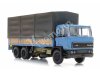 ARTITEC 48705211 ready 1:87 DAF Kipp-Fahrerhaus Kab B, Tandemachse Pritschen-LKW mit Plane, blau