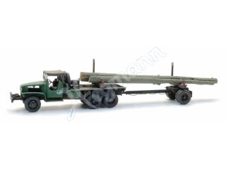 ARTITEC 387612 H0 GMC CCKW-353 Holztransporter