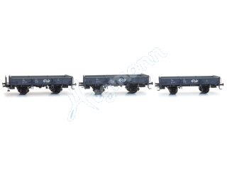 ARTITEC 2031704 train 1:87 NS Niederbordwagen Sand 3x Satz: 145-6, 135-7, 177-9, Depot Crailoo IV