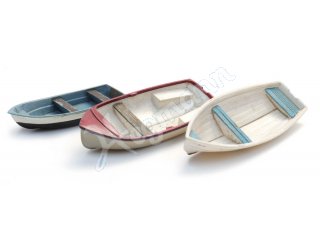 ARTITEC 387615 H0 Ruderboote aus Polyester (3 Fig.)