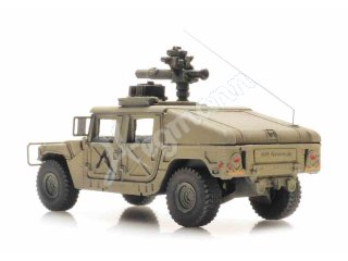 ARTITEC 6870539 ready 1:87 US Humvee Desert TOW