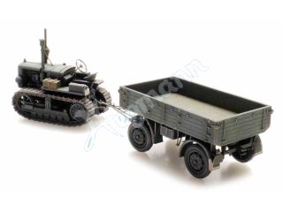 ARTITEC 6870559 ready 1:87 WM Einheitsanhänger E3 3t, grau