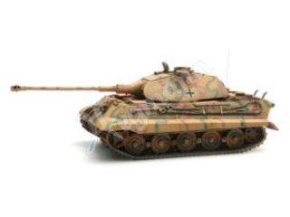 WWII 1:87 Tiger II Porsche mit Zimmerit Camouflage