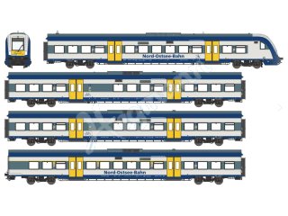ASM 59001 / 597001 H0 1:87 Grundset Marschbahn vierteilig mit Steuerwagen, Gleichstrom/DC