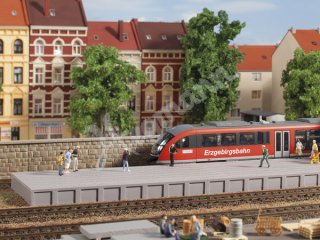 AUHAGEN 41634 Bahnsteig ohne Überdachung