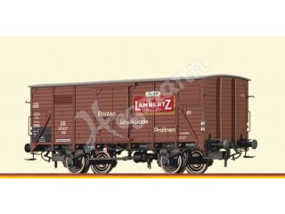 Brawa 49867 H0 1:87 Gedeckter Güterwagen G 10 DB, III, Lambertz