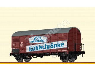 Brawa 50733 H0 1:87 H0 Gedeckter Güterwagen Gmhs 35 DB, Epoche III, LInde