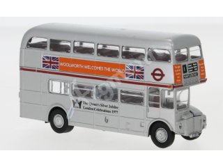 BREKINA 61105 H0 1:87 AEC Routemaster, 1977, Silver