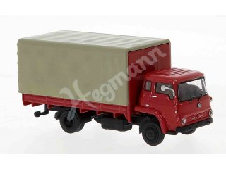 BREKINA 35900 H0 1:87 Bedford TK PP, rot, schwarz,