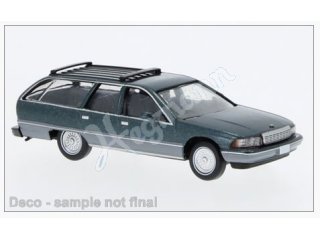 BREKINA PCX870454 H0 1:87 Chevrolet Caprice Station Wagon metallic dunkelgrün, 1991,
