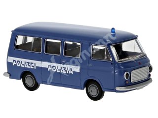 BREKINA 1 H0 1:87 Fiat 238 Bus, 1966, Polizia -