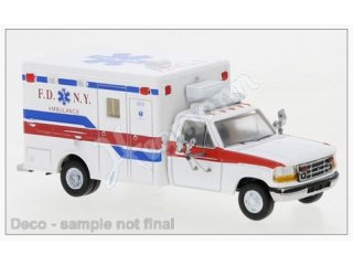 BREKINA PCX870361 H0 1:87 Ford F-350 Horton Ambulance,