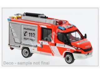 BREKINA PCX870546 H0 1:87 Iveco Magirus Daily MLF 2021, Feuerwehr Reutlingen,