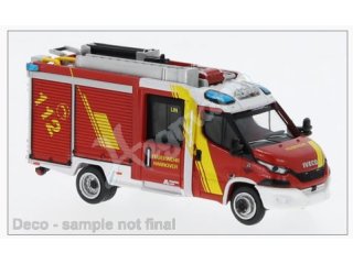 BREKINA PCX870547 H0 1:87 Iveco Magirus Daily MLF 2021, Feuerwehr Hannover,