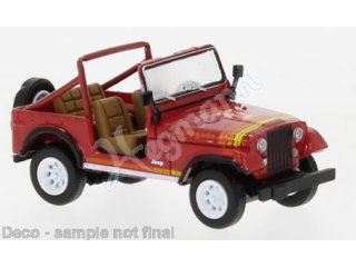 BREKINA PCX870313 H0 1:87 Jeep CJ-7 Renegade, rot, 1980