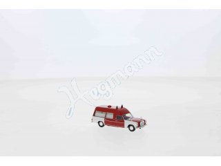 BREKINA 13827 H0 1:87 Mercedes /8 KTW, rot, weiss,