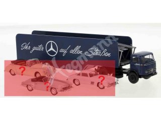 BREKINA 48048 H0 1:87 Mercedes LPS 338 Autotransporter