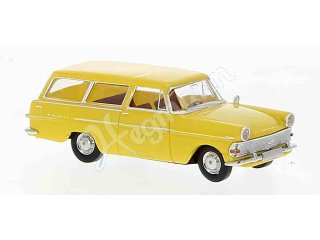 BREKINA 20136 H0 1:87 Opel P2 Caravan, gelb, 1960,