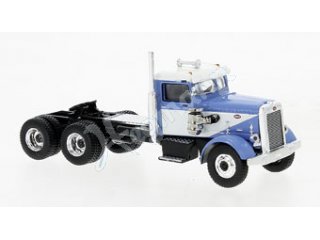 BREKINA 85754 H0 1:87 Peterbilt 281, hellblau, weis