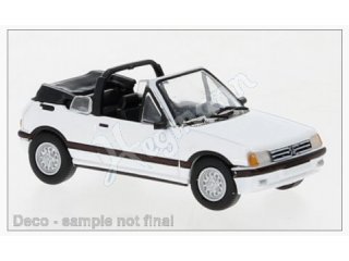 BREKINA PCX870501 H0 1:87 Peugeot 205 Cabriolet, weiss,