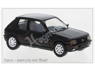 BREKINA PCX870504 H0 1:87 Peugeot 205 GTI, schwarz, 198