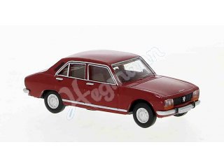 BREKINA 29119 H0 1:87 Peugeot 504, dunkelrot, 1961,