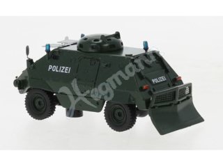 BREKINA / BoS 87833 H0 1:87 Thyssen UR-416 Polizei-Fahrzeug mit Räumschaufel