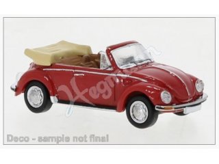 BREKINA PCX870516 H0 1:87 VW Käfer 1303 Cabriolet, rot,