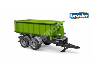 BRUDER 02035 Hakenlift-Anhänger für Traktoren