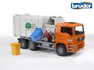 ´Die Profi-Serie´ MAN TGA Seitenlader Müll-LKW (orange-weiss)