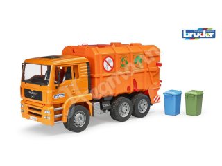 BRUDER 02760 MAN TGA Müll-LKW orange