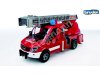 BRUDER 02532 Mercedes Benz Sprinter Feuerwehr mit Drehleiter, Wass